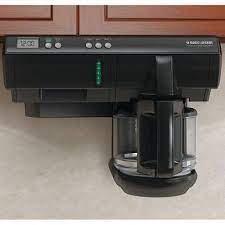 under cabinet coffee maker from black