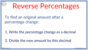 reverse percenes