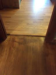hardwood floor issues between two