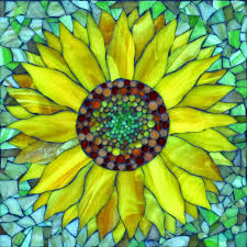 Kasia Polkowska Art Mosaic Flower Series