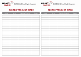 Google Docs Blood Pressure Template Unique Blood Pressure