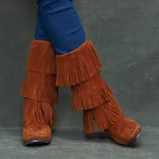 Image result for free images fringed calf boot minnetonka