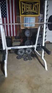 Parabody Squat Rack Olympic Barbell And Weight In Corona