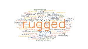 rugged synonyms and words