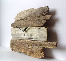 driftwood clock wall beach clock