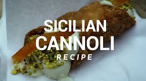 authentic sicilian cannoli recipe how