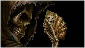 Animated Horror Skull - La Mort Fond D ...