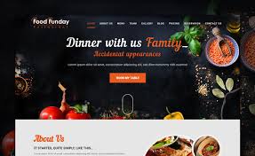 Food Funday Free Bootstrap Restaurant Template With Reservation Form