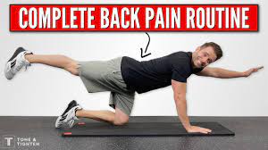home exercise routine for low back pain