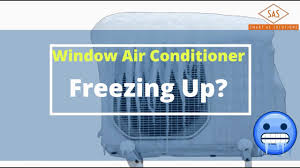 my window air conditioner freezing up