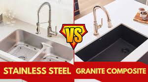 granite composite vs stainless steel