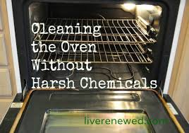 clean the oven without harsh chemicals