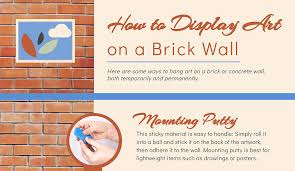 How To Display Art On A Brick Wall