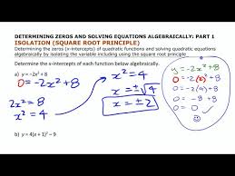 Quadratic Equations 4b