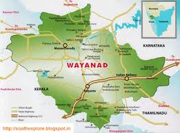 wayanad tourism map