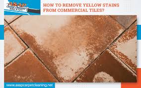 how to remove yellow stains from