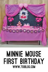 minnie mouse 1st birthday party