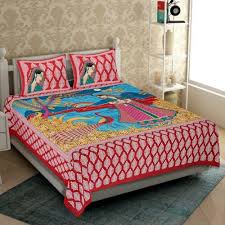 Ethnic Fl Cotton Bed Sheet Bedroom