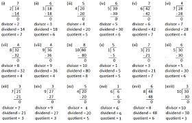 Worksheet On Division Using Multiplication Table