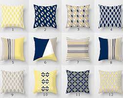 blue gray cushion covers