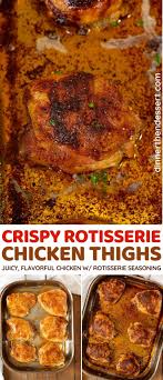 crispy rotisserie en thighs recipe