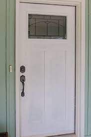 Faux Wood Fiberglass Door With Gel Stain