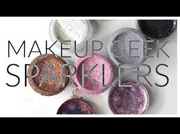 makeup geek sparklers review demo