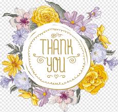 Thank you with flowers images. Thank You Hand Painted Colorful Flower Petals Watercolor Painting Flower Arranging Color Splash Png Pngwing