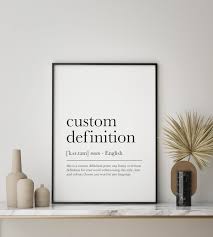 Custom Definition Print Dictionary