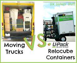 moving trucks vs u pack relocube