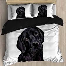 A Black Labrador Retriever 3d Bedding Set