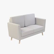 3d Model Standing Love Seat Sofa Vr