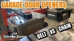 liftmaster chain drive vs belt drive