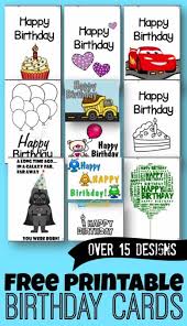 Free Printable Birthday Cards 123 Homeschool 4 Me