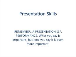 Presentation Skills General Rules Online Presentation