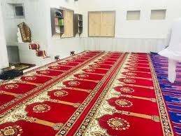 mks india red mosque masjid carpets