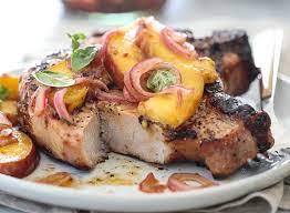 Our healthy baked pork chop recipe features both meat and veggies, all cooked in the same oven. Pork Chop Recipes Eat This Not That