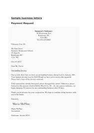 Business Letter Invoice Template Requesting Payment Request
