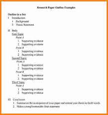 Free Research Paper Outline Template PDF Format Download