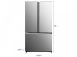 26 6 Cu Ft French Door Refrigerator