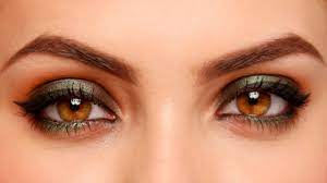 green smokey eyes makeup tutorial for
