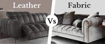 leather vs fabric sofas which will you
