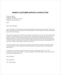 Application Letter Customer Service Position Customer Service