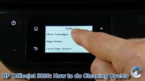 hp officejet 3830 how to do printhead