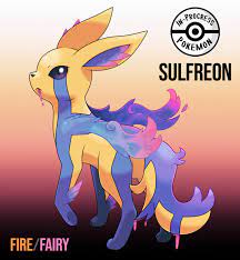 In-Progress Pokemon Evolutions — Sulfreon (Fire/Fairy) #??? - Sometimes, an  Eevee...