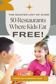 the master list of places kids eat free