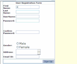 create user registration form in asp net