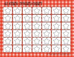 Plaid Reward Charts 42 Stars Free Printable Downloads