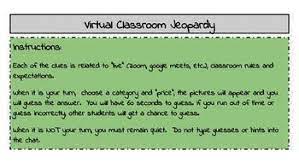 No teams 1 team 2 teams 3 teams 4 teams 5 teams 6 teams 7 teams 8 teams 9 teams 10 teams custom. Virtual Class Rules Jeopardy Google Slides Version By Uniquely Social