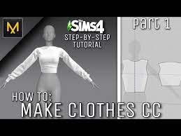 how to make a shirt for the sims 4
